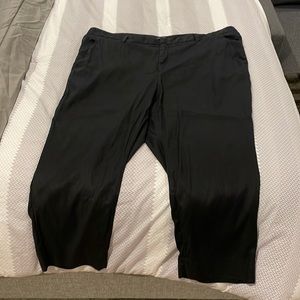 Banana republic black linen/cotton pants size 20S